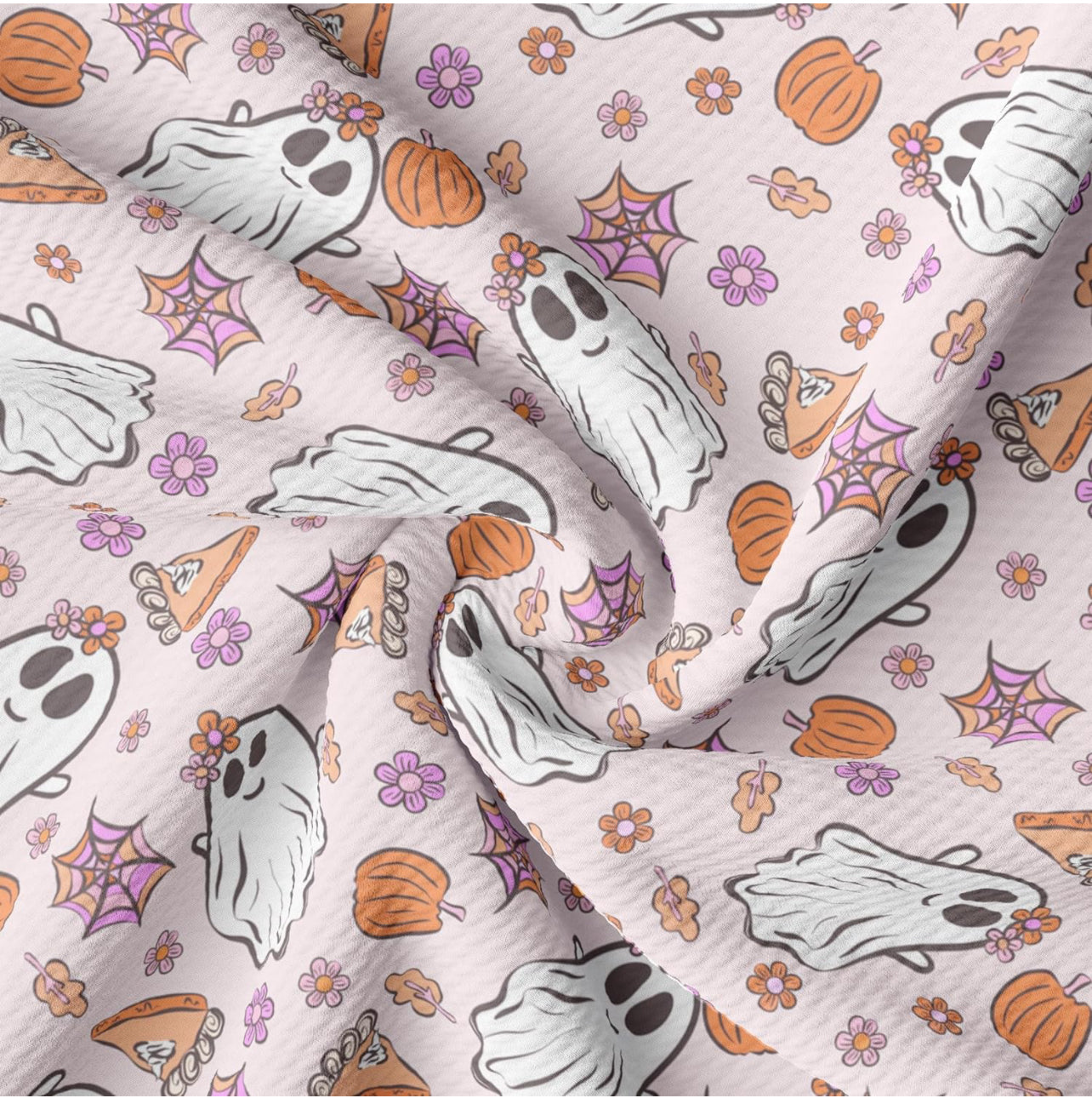 Pink Ghost Luxe Bow Headwrap